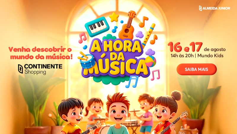 hora da musica continente shopping